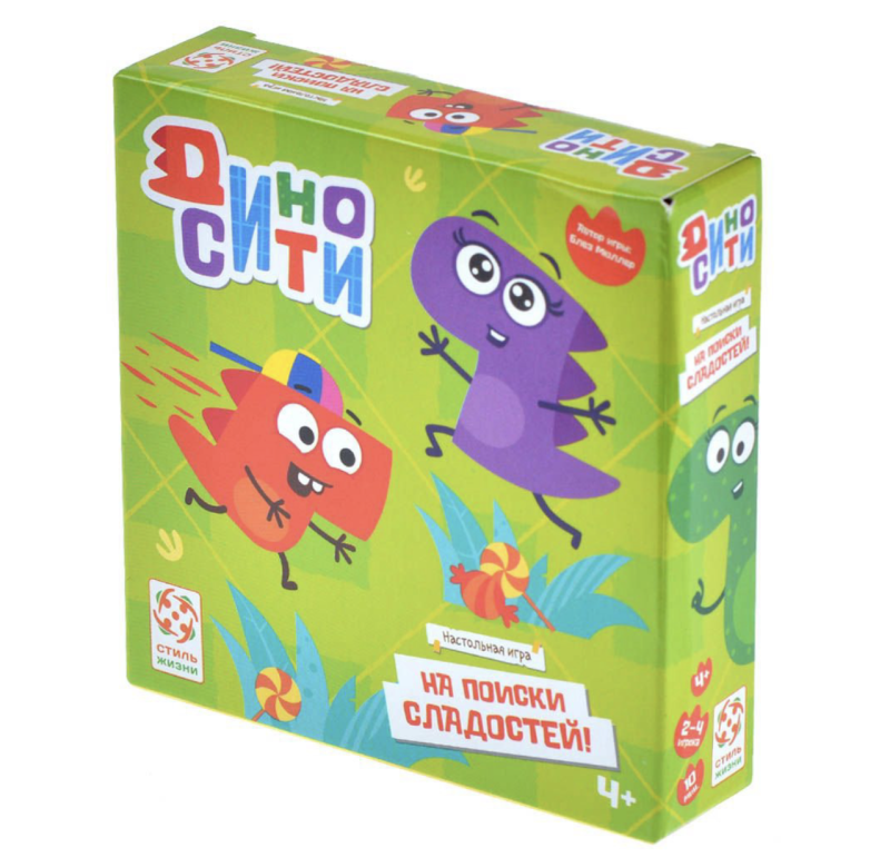 Galda spēle - Dino City: Saldumu meklējumos!