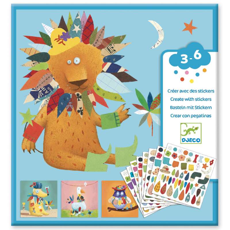 Sticker Set for Application - Create an Animal