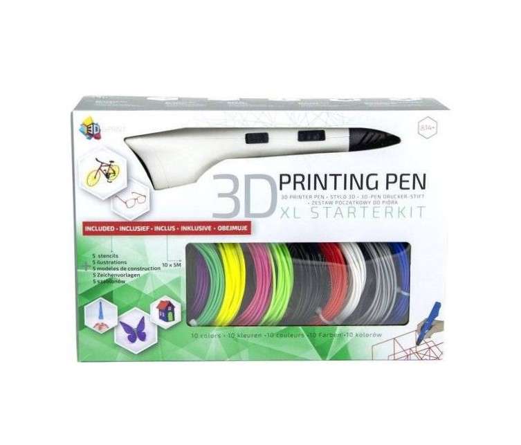3D pen + starter kit, 10 colors