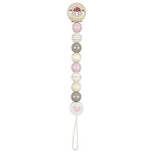 Pacifier Clip - Fly Agaric