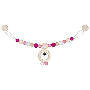 Stroller Toy with Clips - Polar Bear