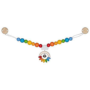 Stroller Toy with Clips - Rainbow