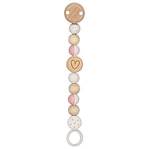 Goki Pacifier Clip - Heart