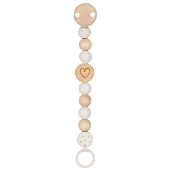 Pacifier Clip - Heart