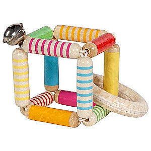 Children's Toy - Elastic Rattle: Cube