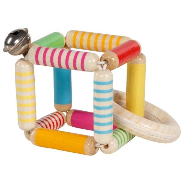Children's Toy - Elastic Rattle: Cube