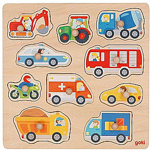 Wooden Puzzle - Puzzle: Transport