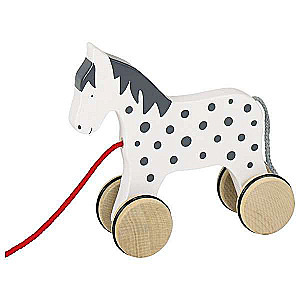 Pull Toy - Wooden Horse Alva