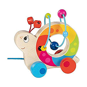 Pull Toy - Wooden Snail