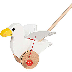 Pull Toy - Wooden Seagull Jonas
