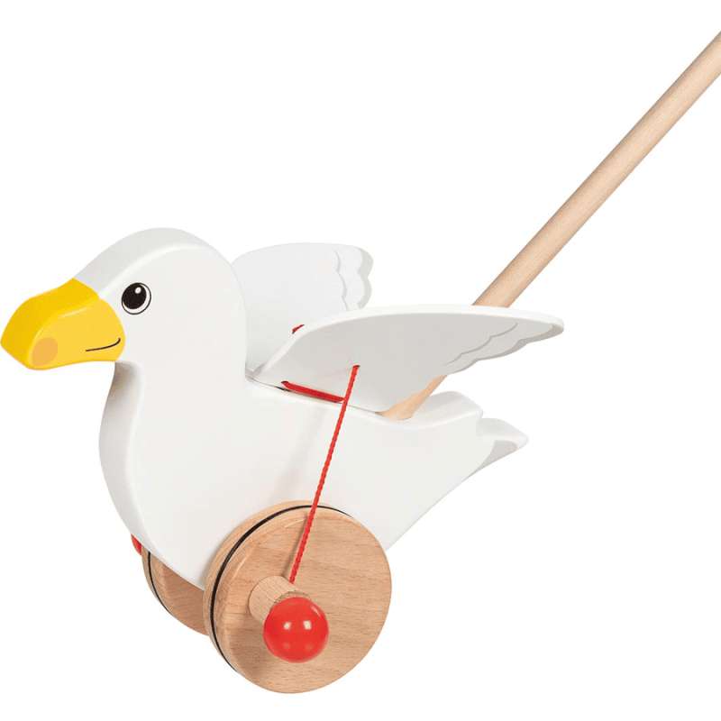 Pull Toy - Wooden Seagull Jonas