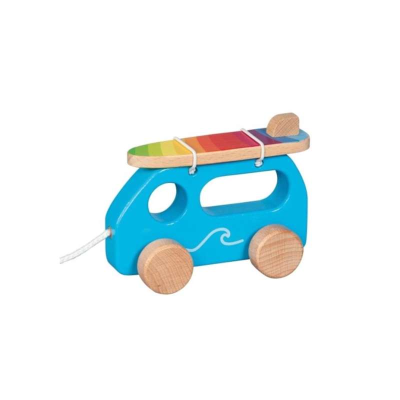 Wooden Toy Van: Surfer Van