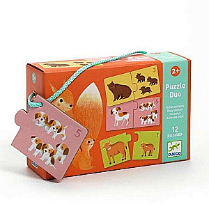 Educational Game - Duo Puzzle: Animals