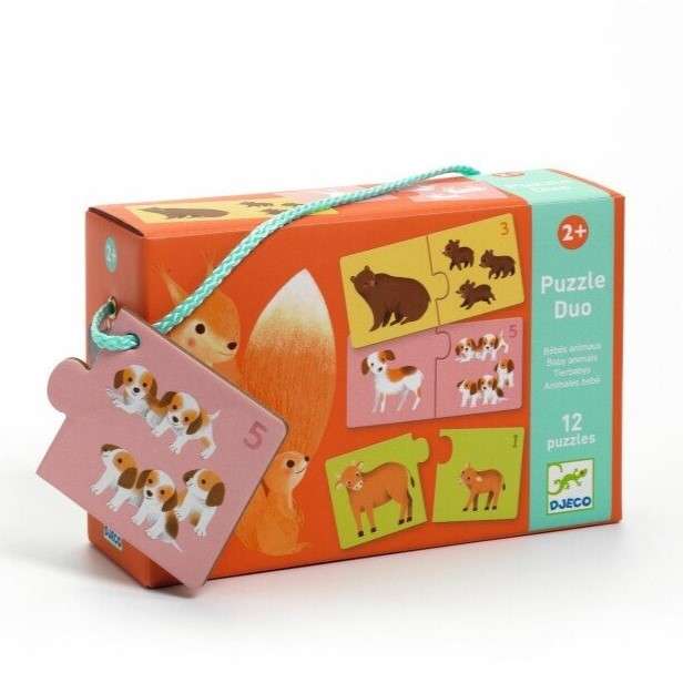 Educational Game - Duo Puzzle: Animals