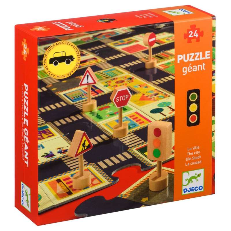 Giant Puzzle Djeco - Road