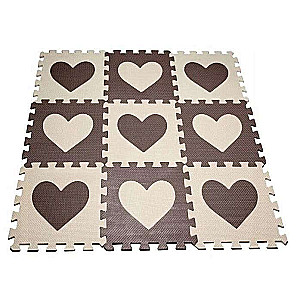 Modular Puzzle Mat - Heart