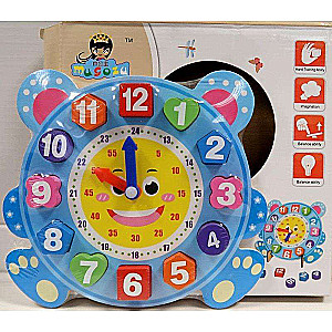 Children's Toy - Wooden Clock