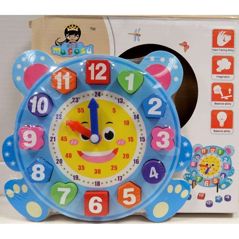 Children's Toy - Wooden Clock