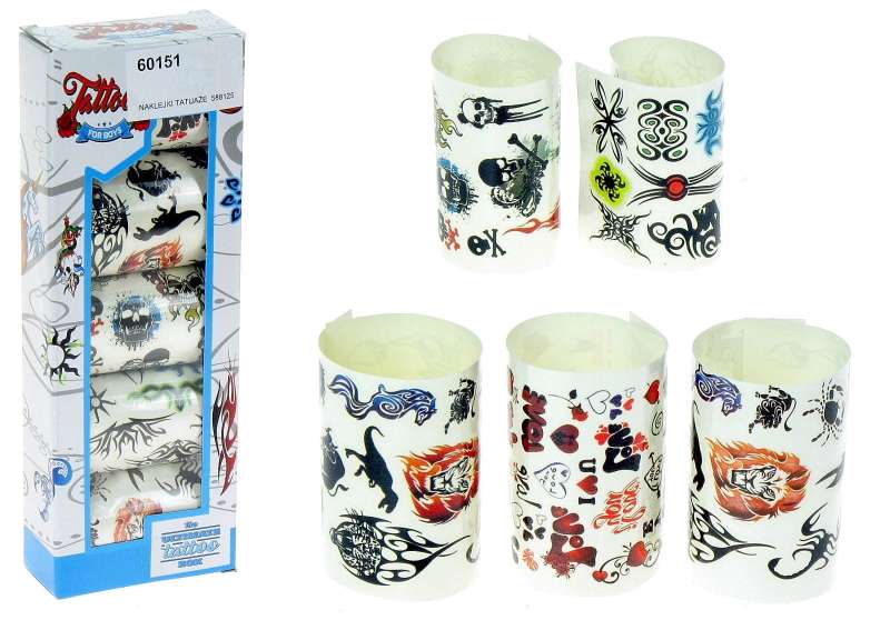 Tattoo - Set of Disposable Stickers