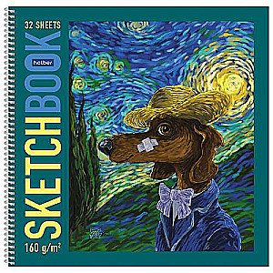 Sketchbook - Dachshund Van Gogh, A3