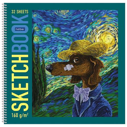 Sketchbook - Dachshund Van Gogh, A3