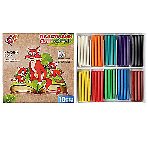 Plasticine - Zoo, 10 colors