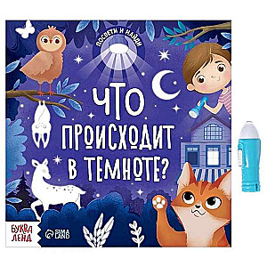 Book with a flashlight - What happens in the dark?