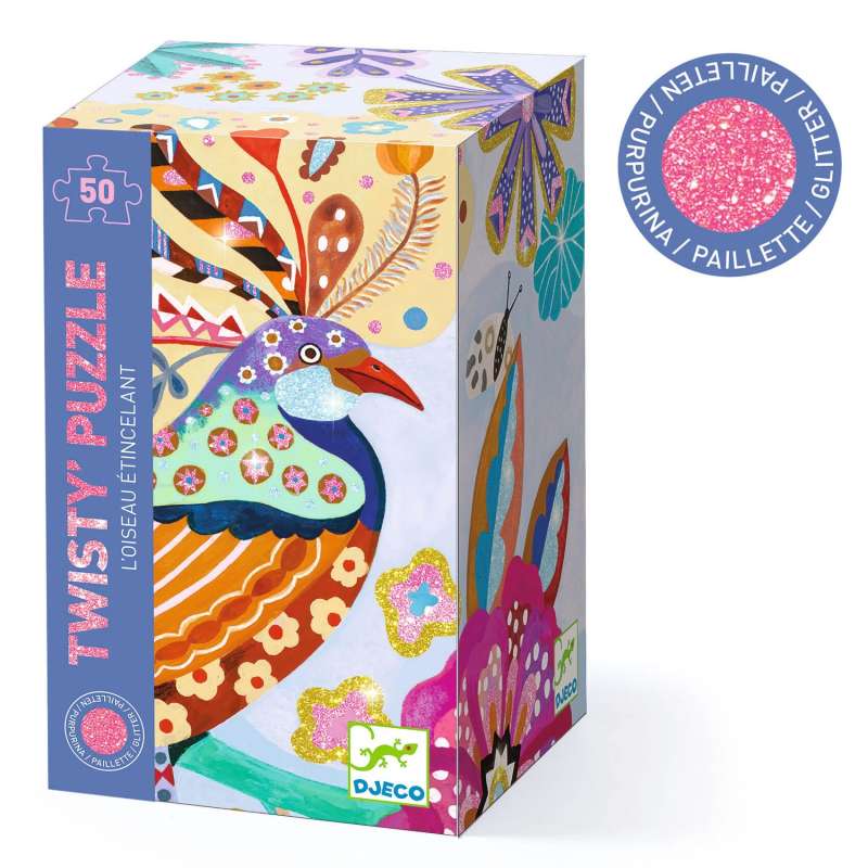 Djeco Twisty Puzzle - Sparkling Bird