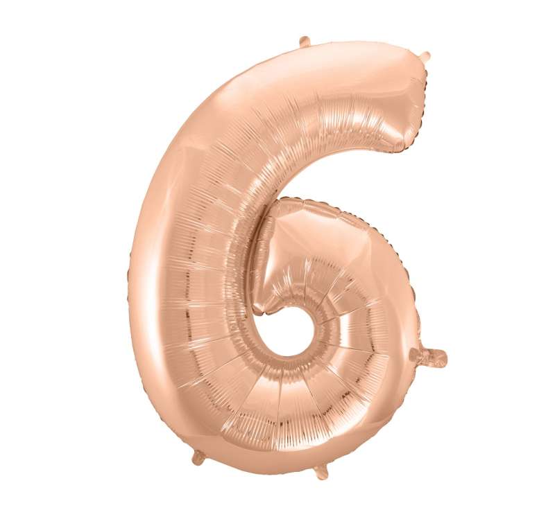 Foil Balloon 45 - Number 6
