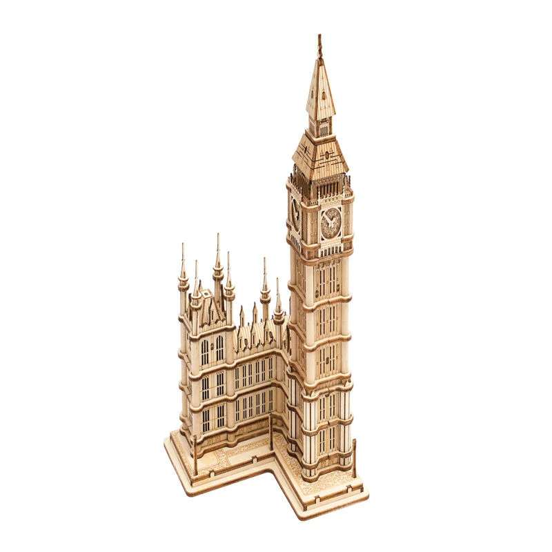 Wooden 3D Puzzle ROBOTIME - Big Ben With Lights