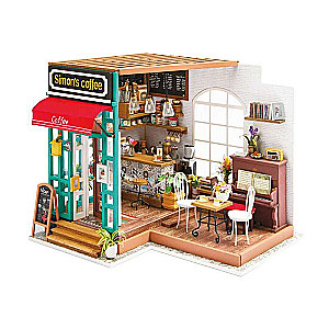3D Foldable Miniature ROBOTIME - Simon's Coffee Shop