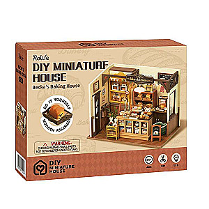 3D Folding Miniature ROBOTIME - Beckas Baking House