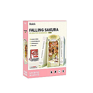 3D Foldable Miniature ROBOTIME - Falling Sakura
