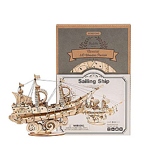 Wooden 3D Puzzle ROBOTIME - Sailing Ship