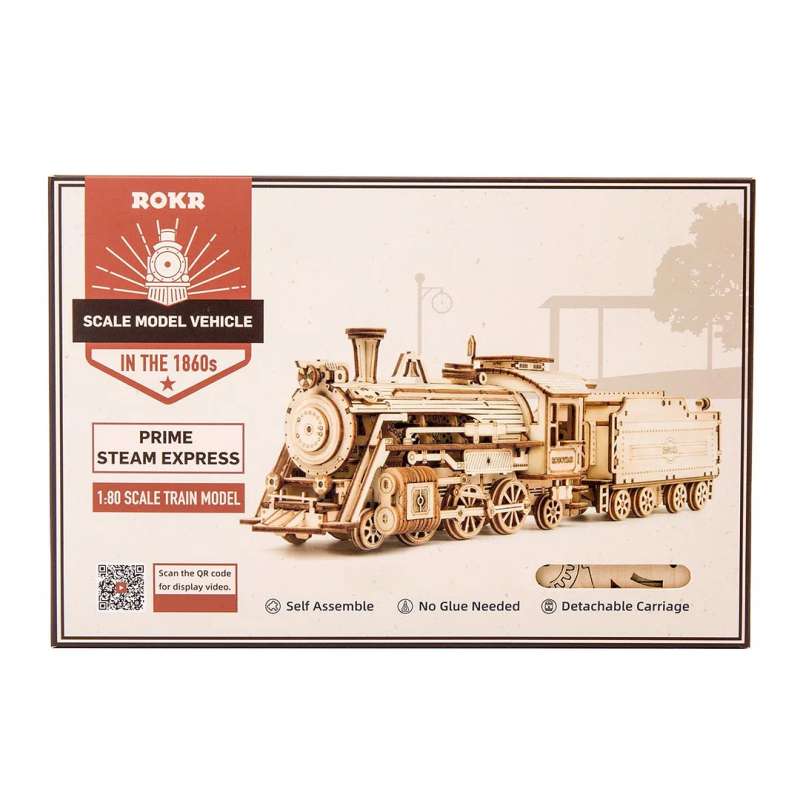 Wooden 3D Puzzle ROBOTIME - Prime Steam Express