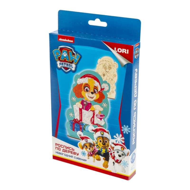 Wood Painting. New Year's Souvenir - Paw Patrol