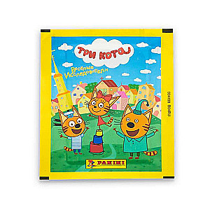 Sticker packet TRI CATS, 5 stickers in the packet