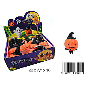 Stress Relief Toy - Pumpkin with Light - Halloween