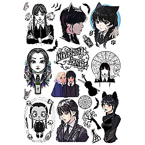 Wednesday Art Stickers