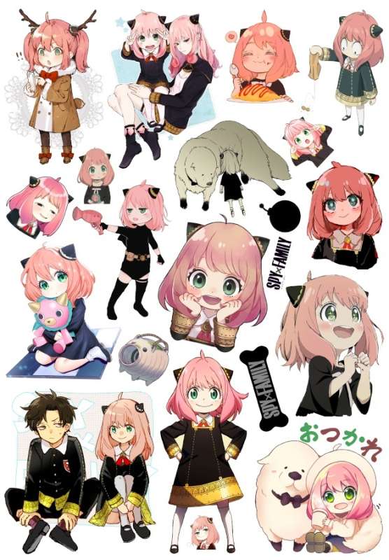 Spy Family Stickers / Anya