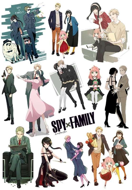 Spy Family Stickers