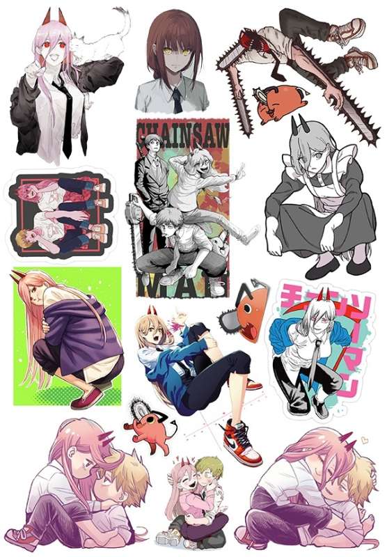 Chainsaw Man Stickers
