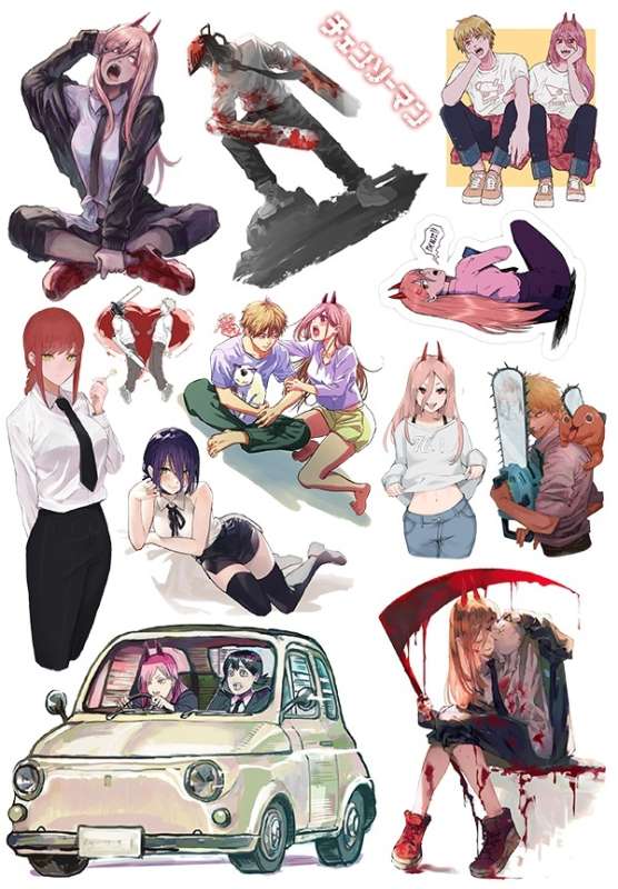 Chainsaw Man Stickers