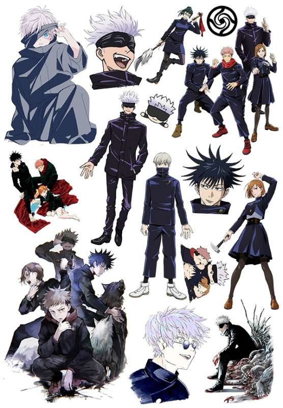 Stickers with Art Magical Fight