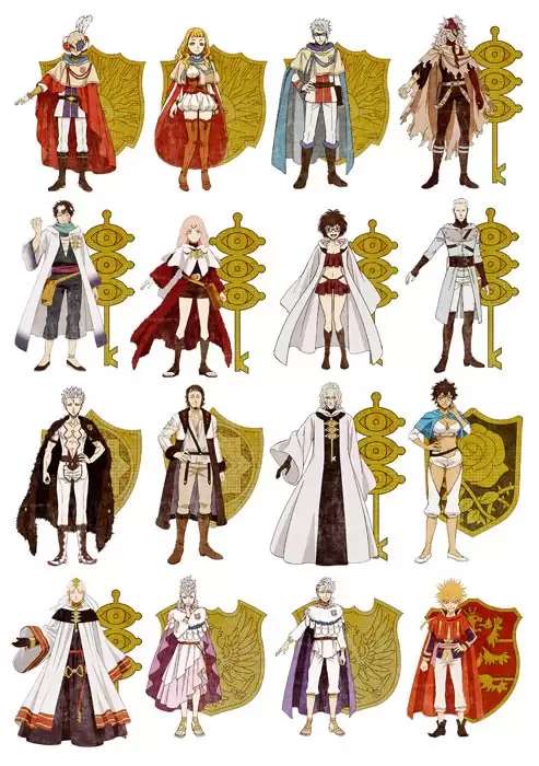Black Clover Stickers No.3