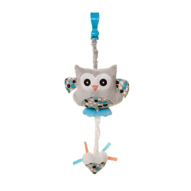 4BABY Stroller Toy - Blue-Grey