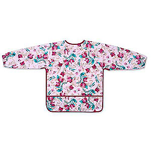 BABYONO FLORAL Long Sleeve Bib - 85x42cm