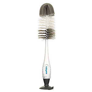 BABYONO Bottle and Nipple Brush, Brown