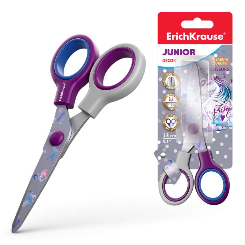 ErichKrause Junior Decor Dream Unicorn Scissors, 13 cm