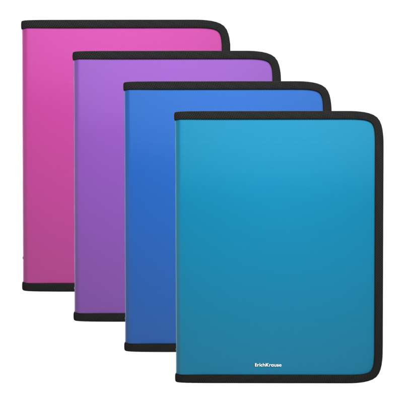 A4+ Zipper Folder for Notebooks Matt Vivid, mix